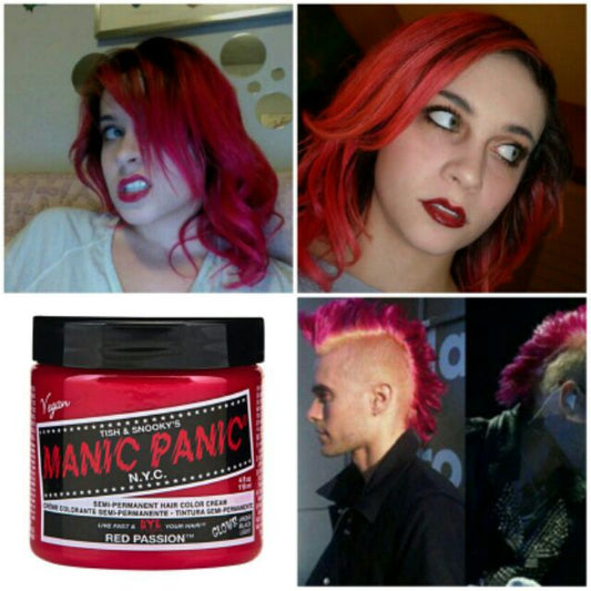 Red Passion ● Manic Panic Semi-Permanent Red Hair Dye - ilovetodye