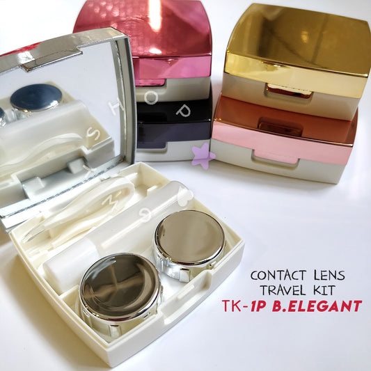 1 Pair B.Elegant ☆ Contact Lens Travel Kit