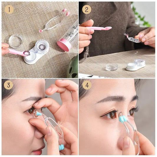 Lens Insertion and Removal Tool Contact Lens Travel Kit Applicator