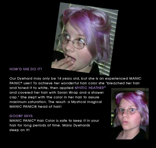 Mystic Heather ● Manic Panic Semi-Permanent Pink-Purple Hair Dye - ilovetodye