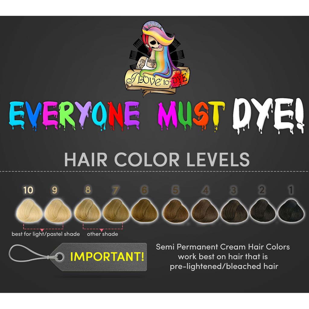 Lie Locks ● Manic Panic Semi-Permanent Blue-Violet Hair Dye - ilovetodye