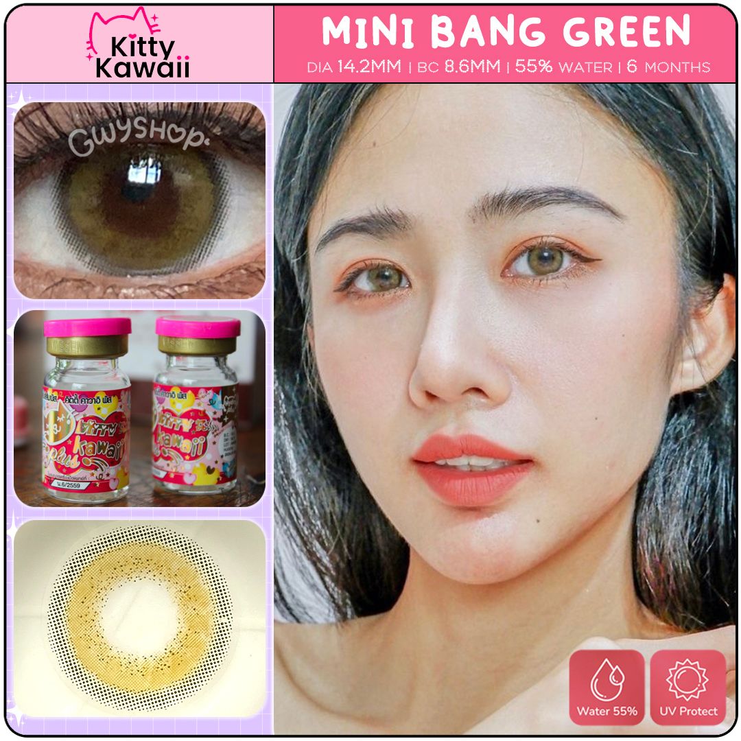 Mini Bang Green ☆ Kitty Kawaii