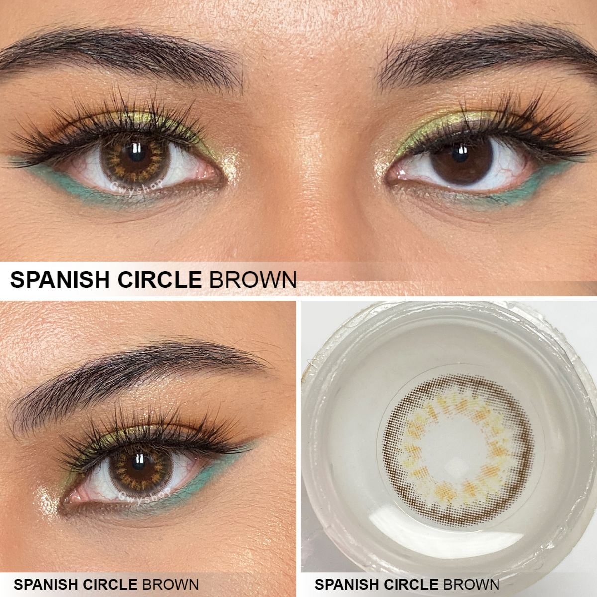 Spanish Circle Brown ☆ Gaezz Secret