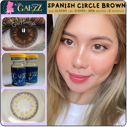 Spanish Circle Brown ☆ Gaezz Secret