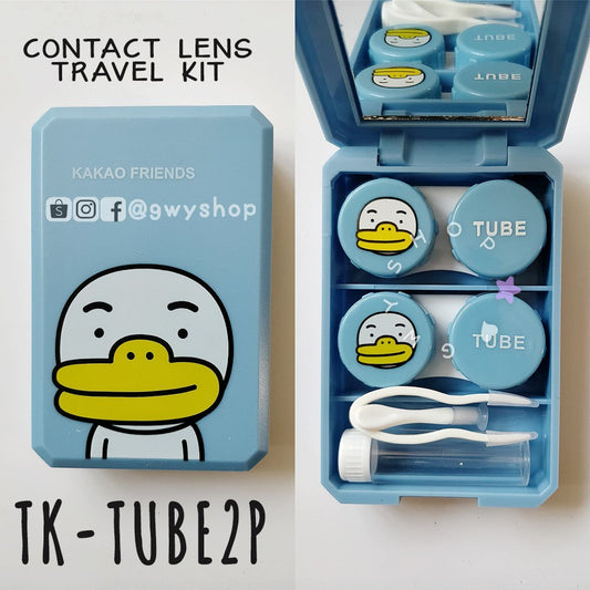 2 Pairs Kakao Tube ☆ Contact Lens Travel Kit