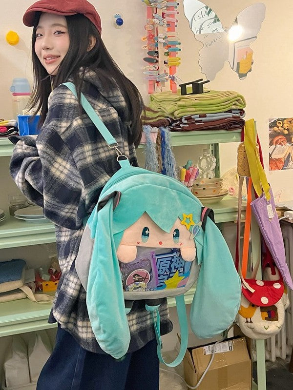 Kawaii Miku Plush Ita Bag