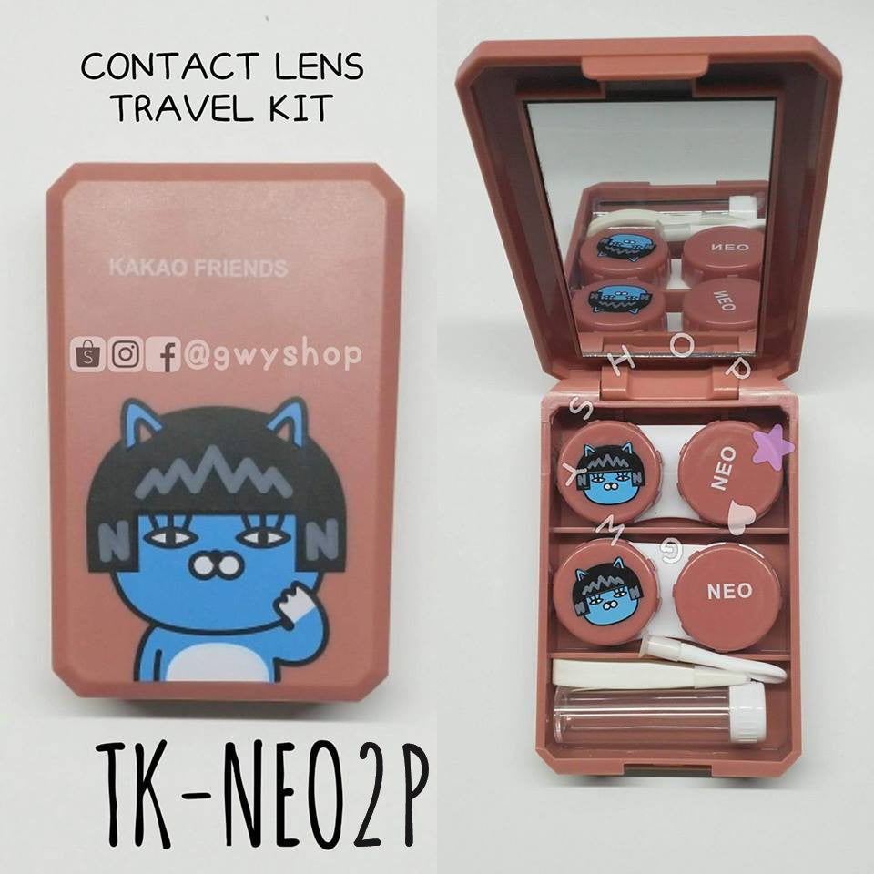 2 Pairs Kakao Neo Contact Lens Travel Kit