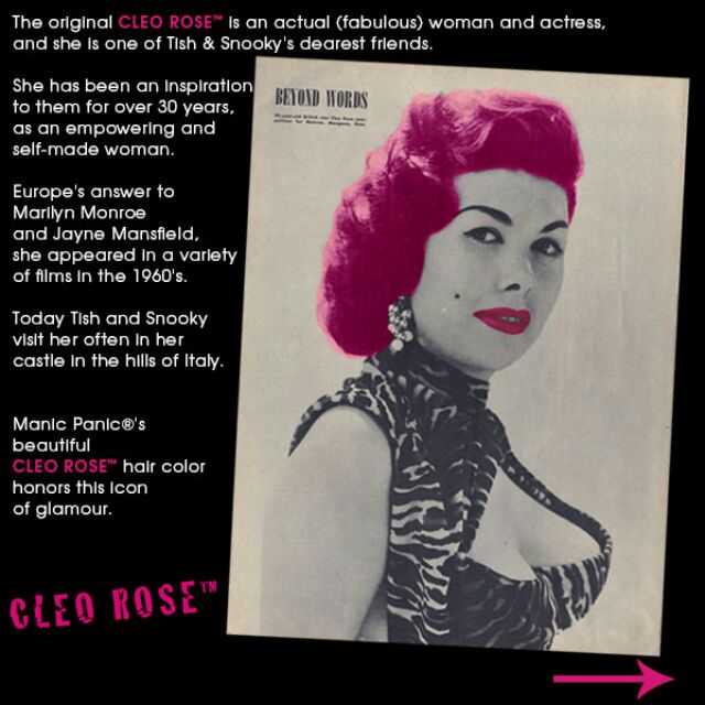 Cleo Rose ✌︎︎ Manic Panic Hair Dye