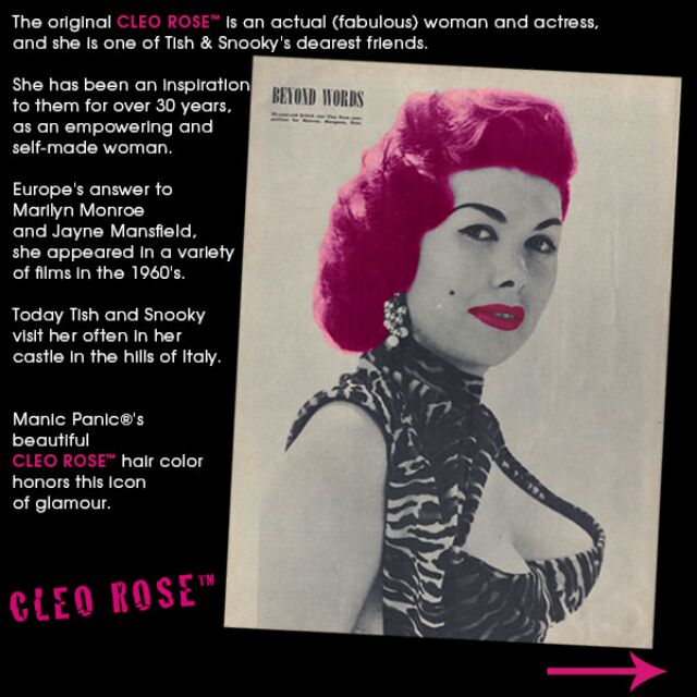 Cleo Rose ✌︎︎ Manic Panic Hair Dye