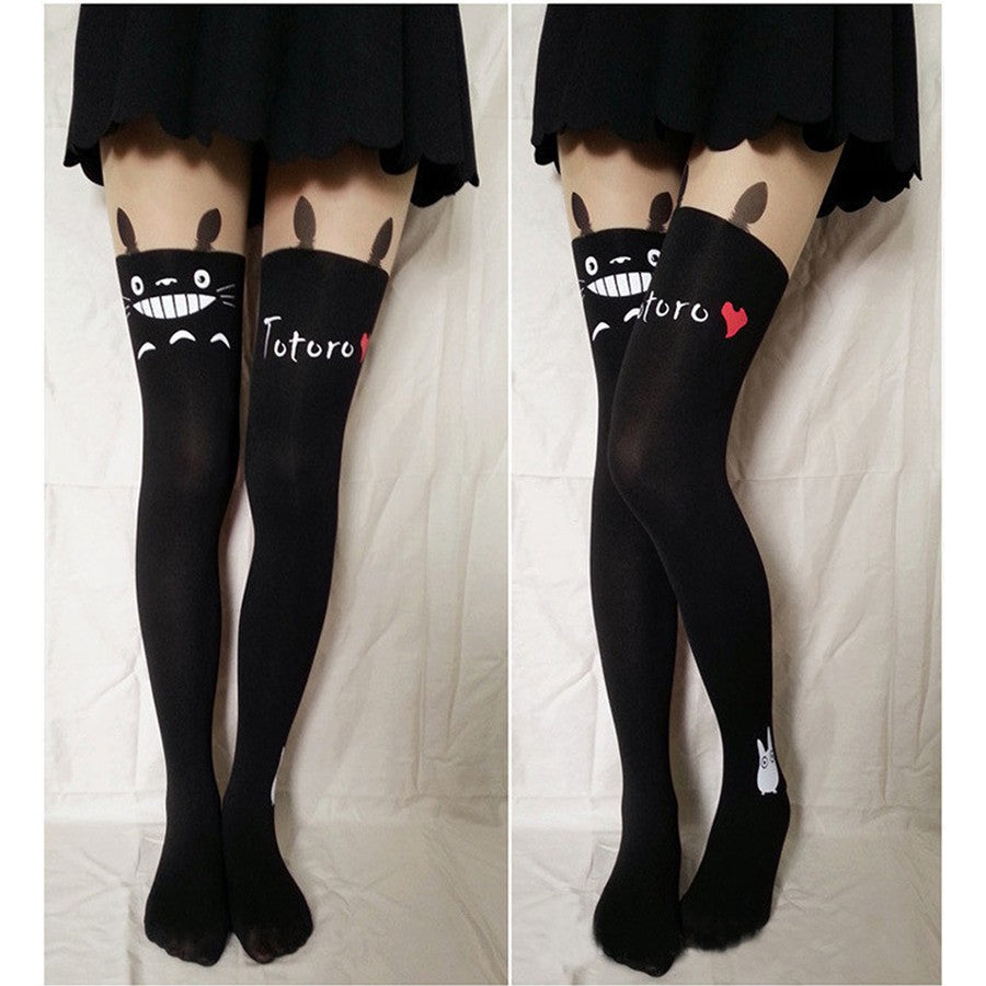 Totoro Thigh High Stockings