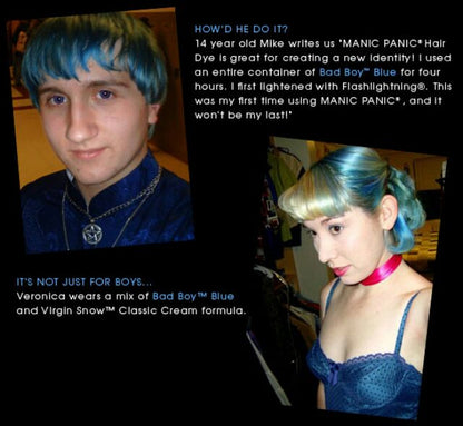 Bad Boy Blue ✌︎︎ Manic Panic Hair Dye