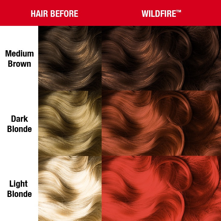 Wildfire ● Manic Panic Semi-Permanent Red Hair Dye - ilovetodye