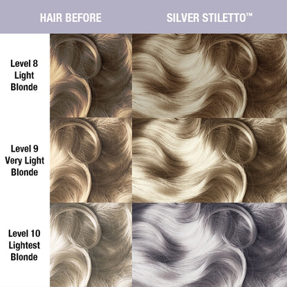 Silver Stiletto ⚫ Manic Panic Semi-Permanent Hair Dye - ilovetodye