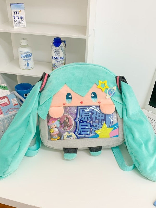 Kawaii Miku Plush Ita Bag