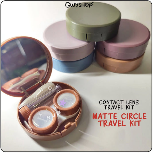 Matte Circle ☆ Contact Lens Travel Kit | Gwyshop