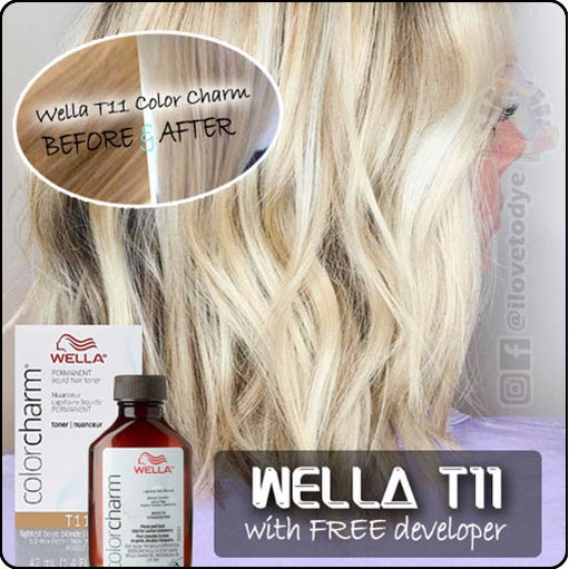 Wella Colorcharm Permanent Liquid Toners - T11 Pale Yellow