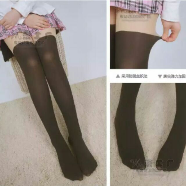 Plain Black Stockings