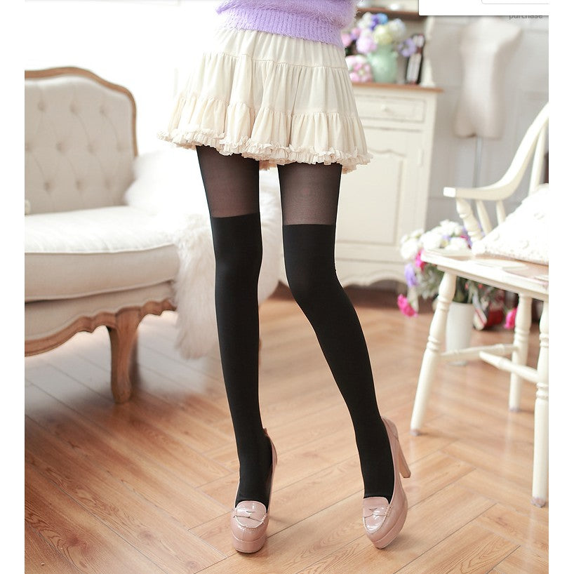Black on Black Stockings