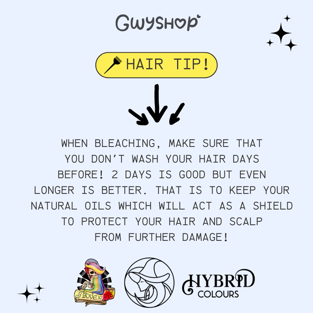 100g Bleach for Me - Plant-Based Hair Lightener Cream by Hybrid Colours