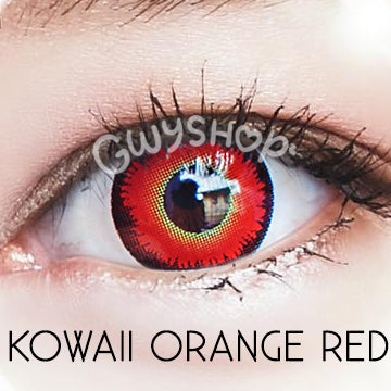 Kowaii Orange Red ☆ Sugoi Eyes