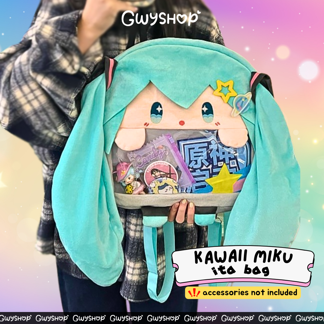 Kawaii Miku Plush Ita Bag