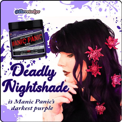 Deadly Nightshade ✌︎︎ Manic Panic Hair Dye
