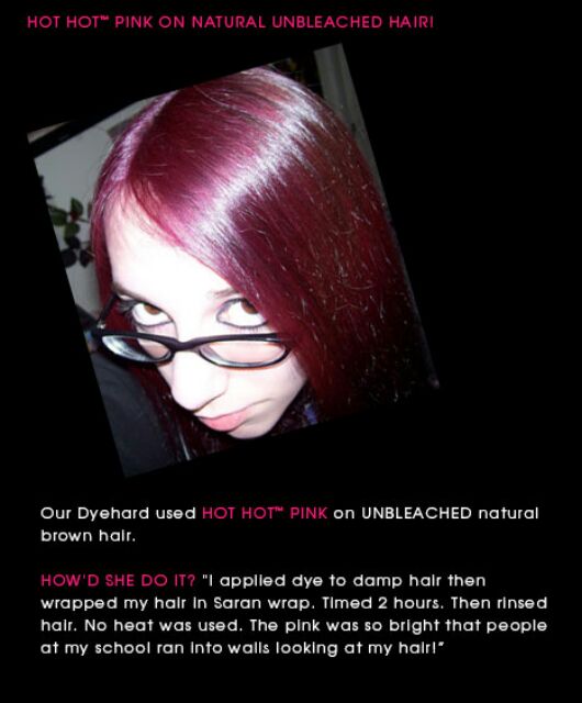 Hot Hot Pink ● Manic Panic Semi-Permanent Pink Hair Dye - ilovetodye