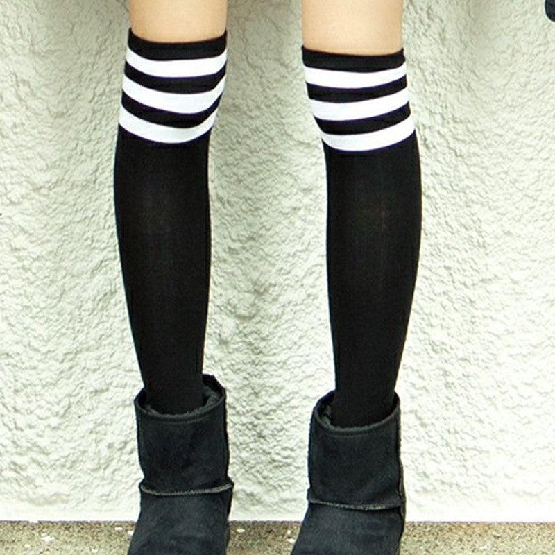 3 Stripes Knee High Socks