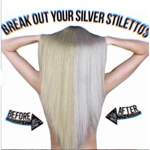 Silver Stiletto ⚫ Manic Panic Semi-Permanent Hair Dye - ilovetodye