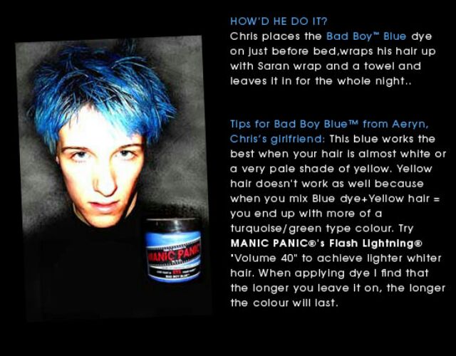 Bad Boy Blue ✌︎︎ Manic Panic Hair Dye
