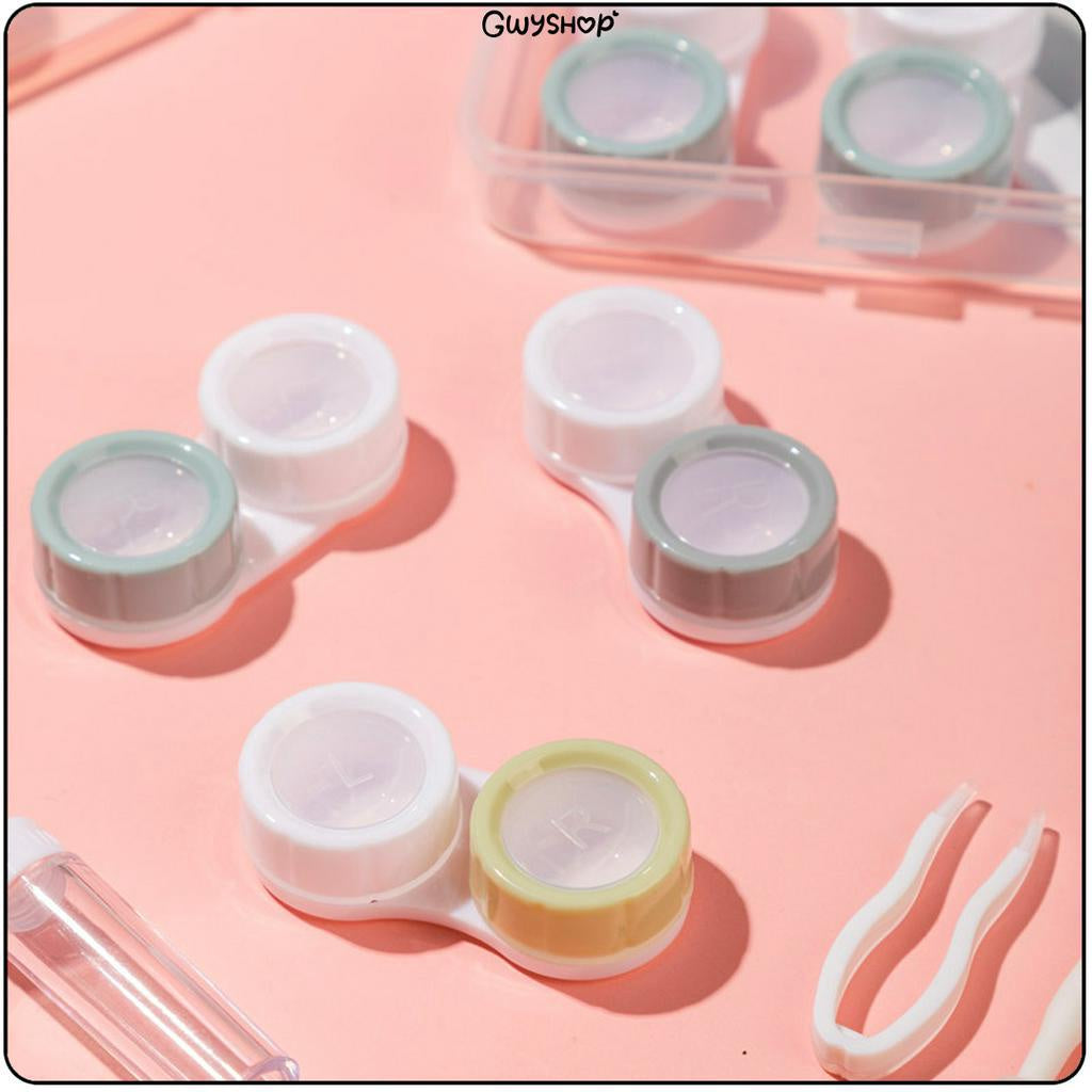 3 Pairs Circle Transparent β Contact Lens Travel Kit | Gwyshop
