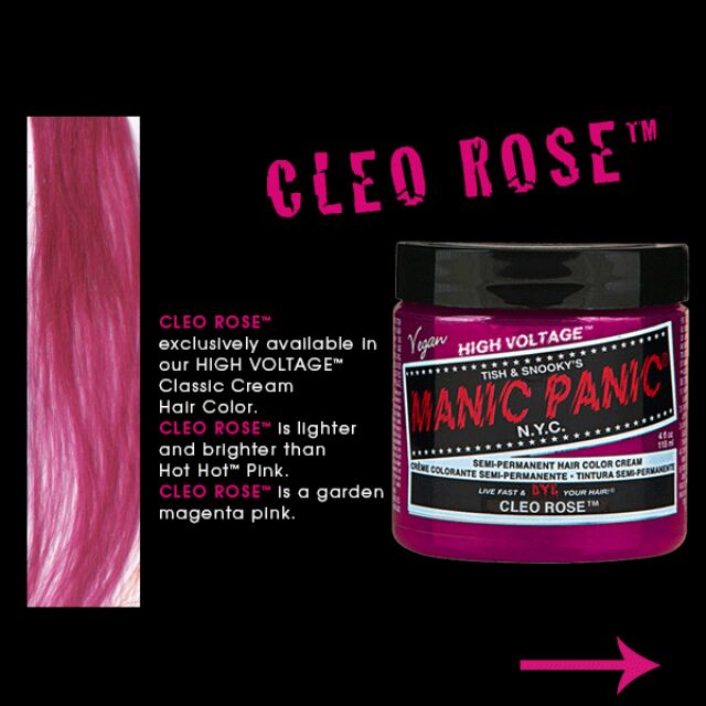 Cleo Rose ✌︎︎ Manic Panic Hair Dye