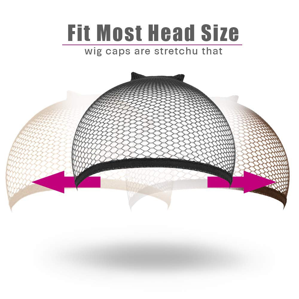 Mesh Wig Cap Top Open
