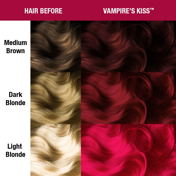 Vampire's Kiss ● Manic Panic  Semi-Permanent Red Hair Dye - ilovetodye
