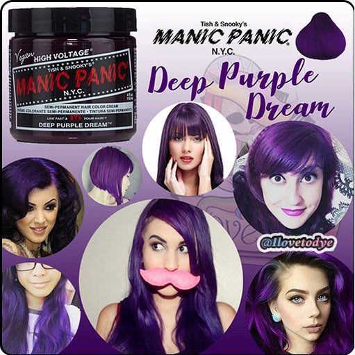 Deep Purple Dream ✌︎︎ Manic Panic Hair Dye