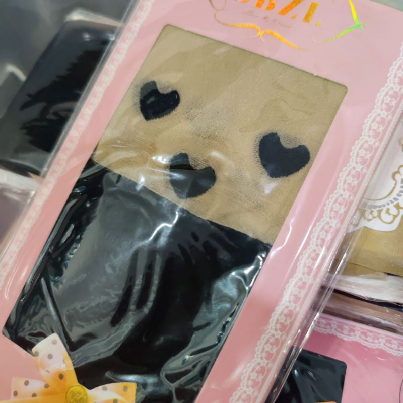 Black Hearts Stockings