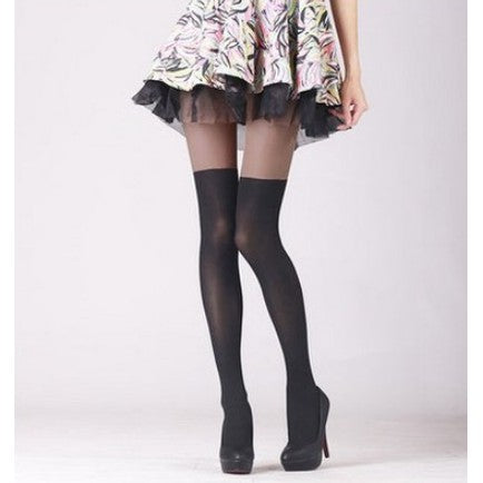 Black on Black Stockings