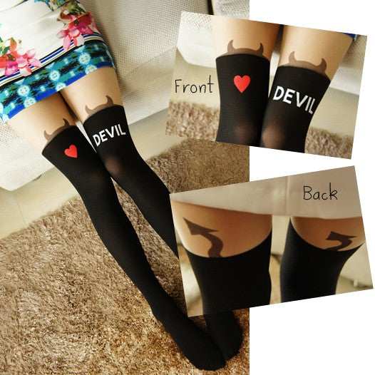 Black Devil Stockings