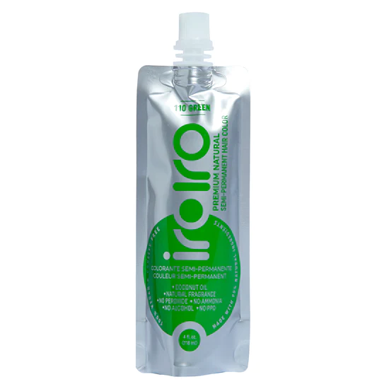 Iroiro 110 GREEN Natural Vegan Cruelty-Free Semi-Permanent Hair Color