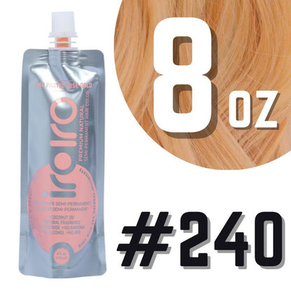 Iroiro 240 Rose Gold Pastel Vegan Cruelty-Free Semi-Permanent Hair Color