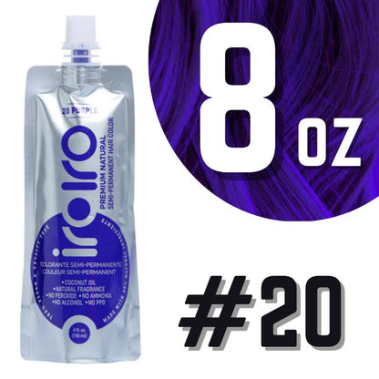 Iroiro 20 PURPLE Natural Vegan Cruelty-Free Semi-Permanent Hair Color