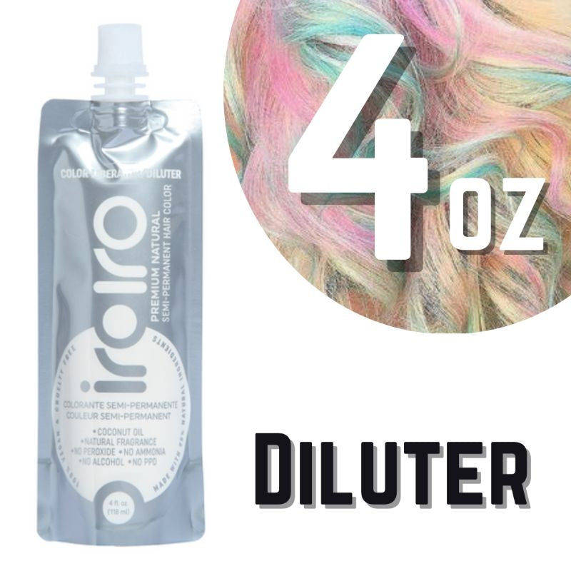 Iroiro Color Liberator Natural Vegan Cruelty-Free Semi-Permanent Hair Color Pastelizer Diluter