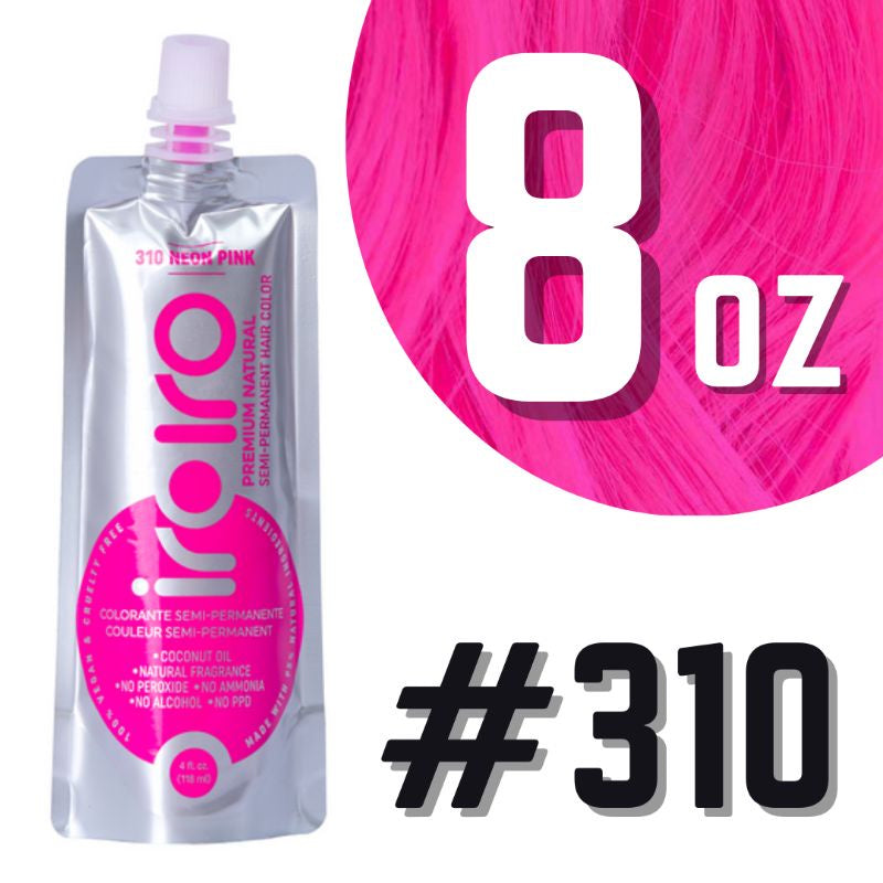 Iroiro 310 UV Reactive  Neon Pink Semi-Permanent Hair Color