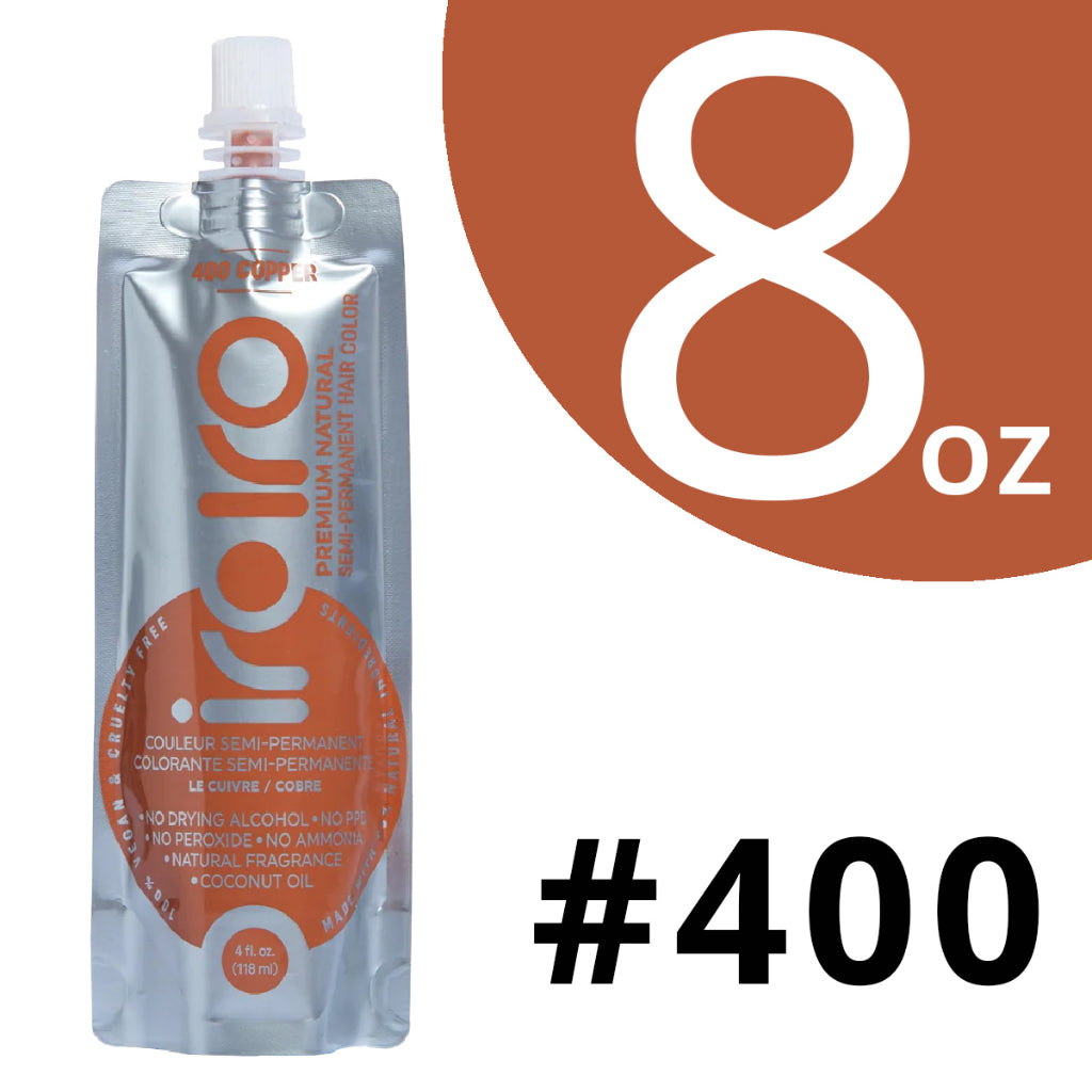 Iroiro 400 Copper Natural Vegan Cruelty-Free Semi-Permanent Hair Color