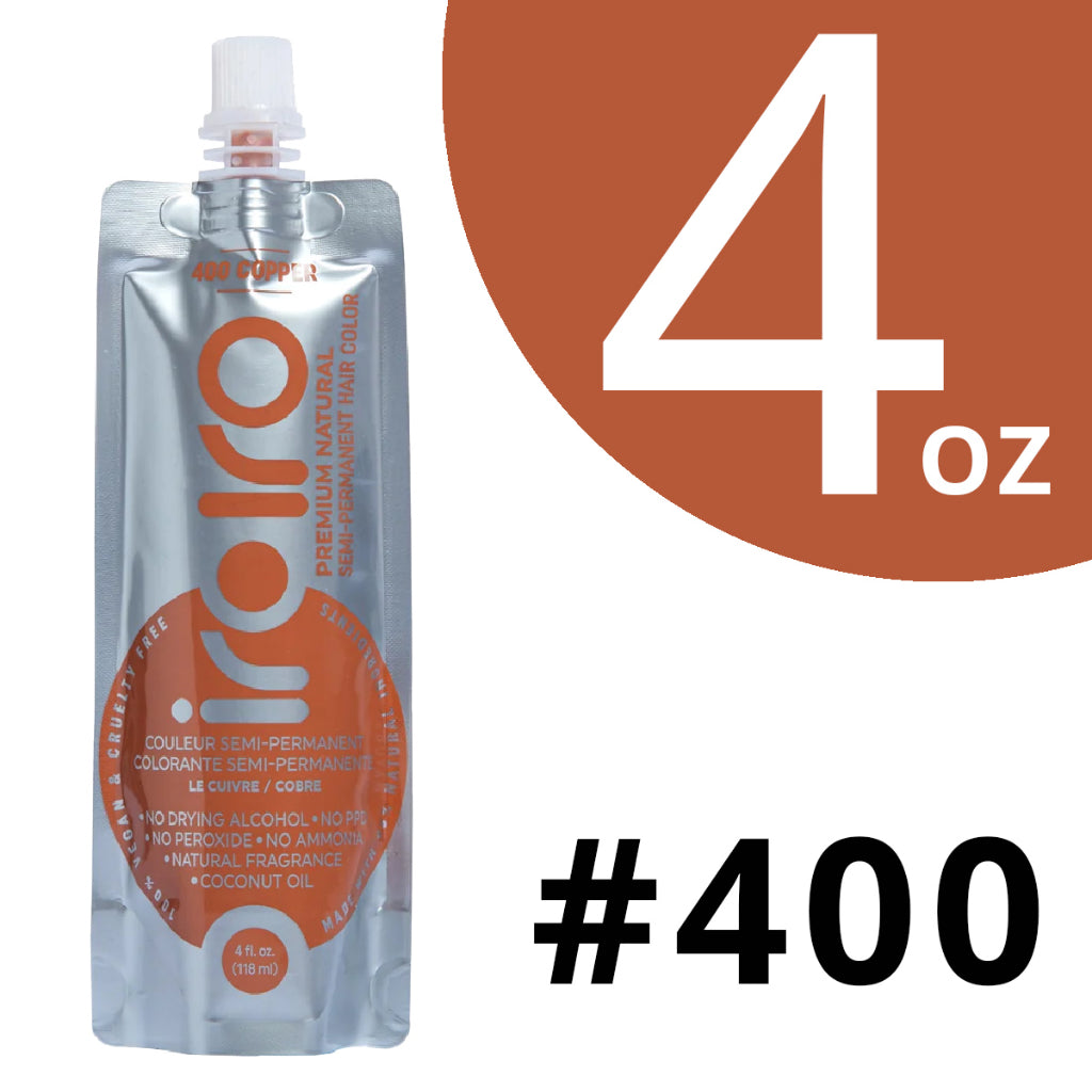 Iroiro 400 Copper Natural Vegan Cruelty-Free Semi-Permanent Hair Color