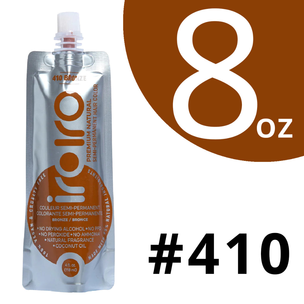 Iroiro 410 Bronze Natural Vegan Cruelty-Free Semi-Permanent Hair Color