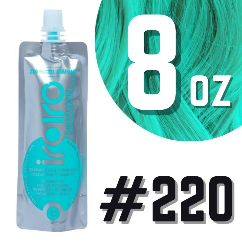 Iroiro 220 Seafoam Pastel Vegan Cruelty-Free Semi-Permanent Hair Color