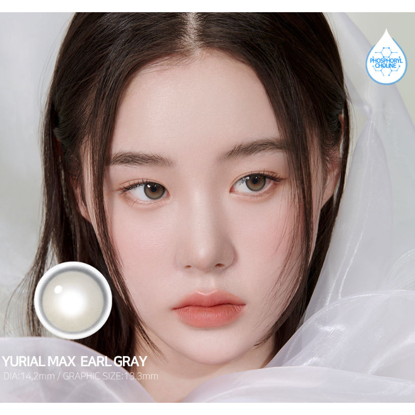 Uria I-Dol Yurial Max Earl Gray Contact Lens