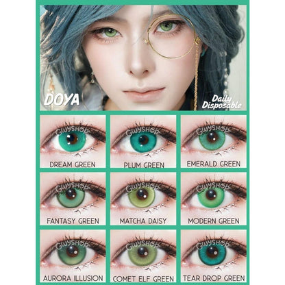 DOYA 1 DAY Lens Green Cosplay Vibrant Contact Lens