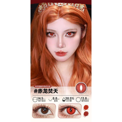 DOYA 1 DAY Lens Red Cosplay Vibrant Contact Lens